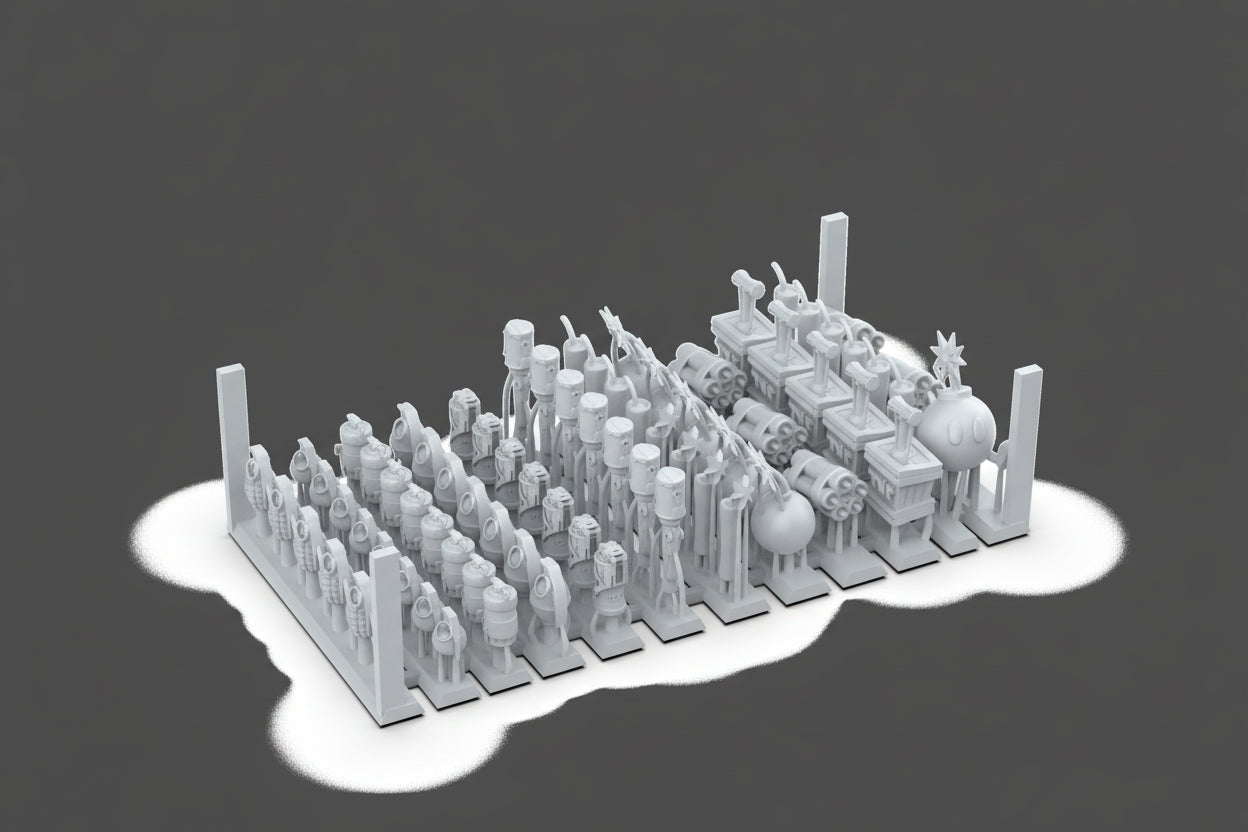 AK Interactive Resin Basing Bits - Bombs & Grenades