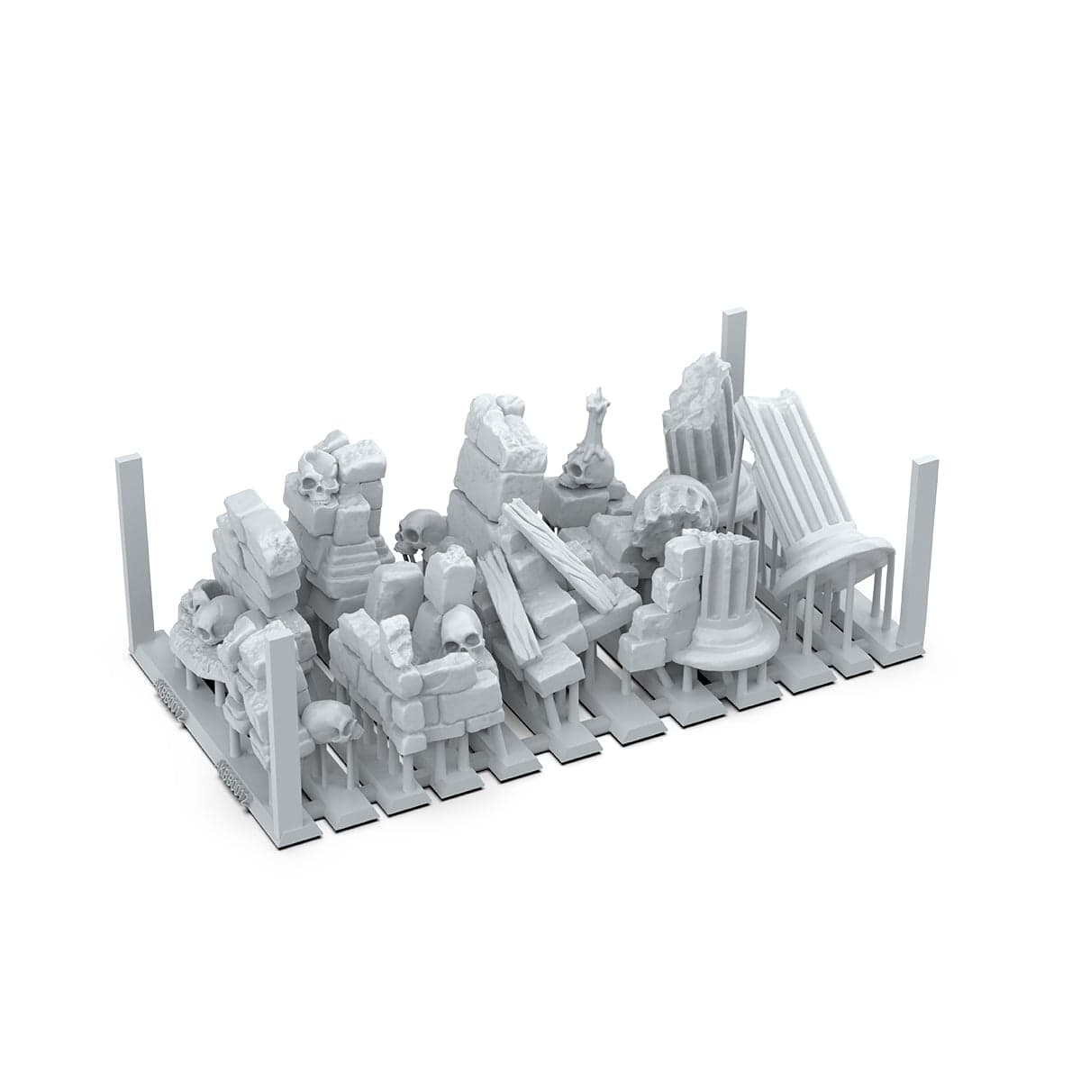 AK Interactive Resin Basing Set - Village Ruins