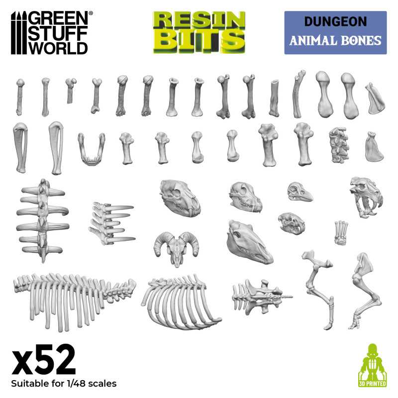 GSW Resin Basing Set - Animal Bones 1:48