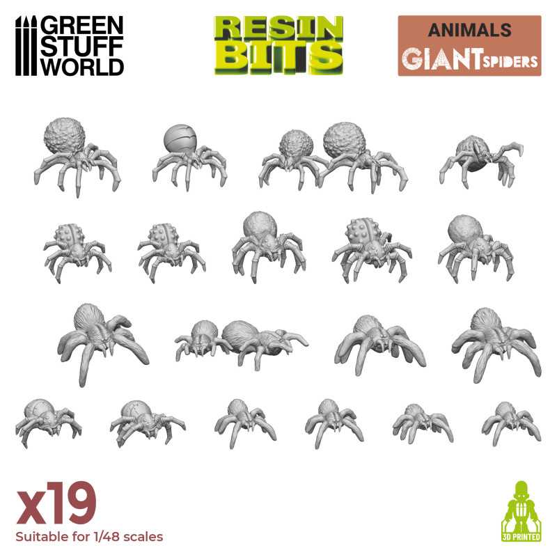 GSW Resin Basing Set - Big Spiders