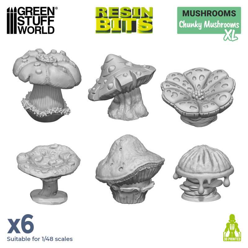 GSW Resin Basing Set - Chunky Mushrooms XL