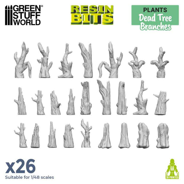 GSW Resin Basing Set - Dead Tree Branches