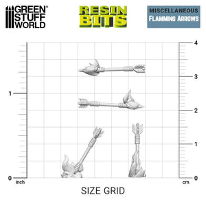 GSW Resin Basing Set - Flamming Arrows
