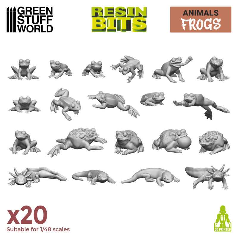 GSW Resin Basing Set - Frogs and Toads