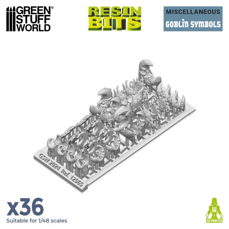 GSW Resin Basing Set - Goblin Symbols