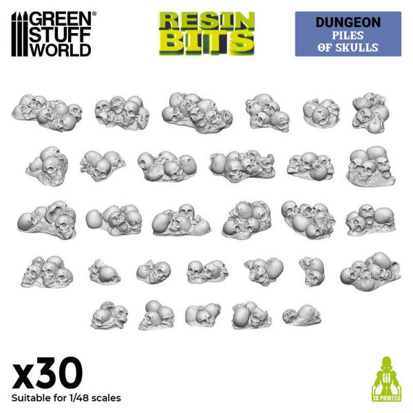 GSW Resin Basing Set - Piles of Skulls 1:48