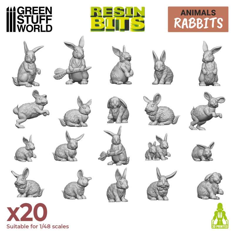 GSW Resin Basing Set - Rabbits