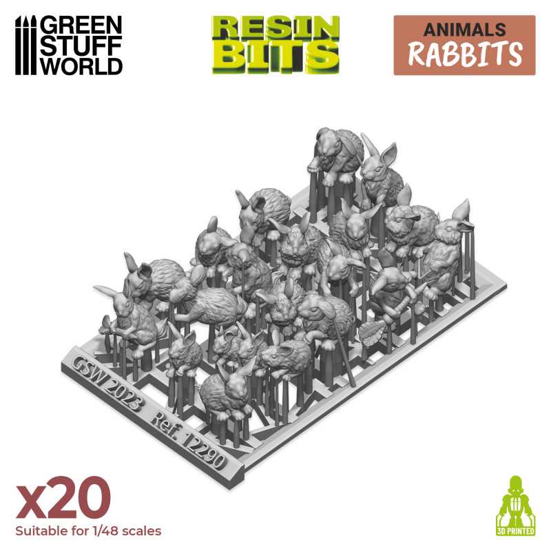 GSW Resin Basing Set - Rabbits