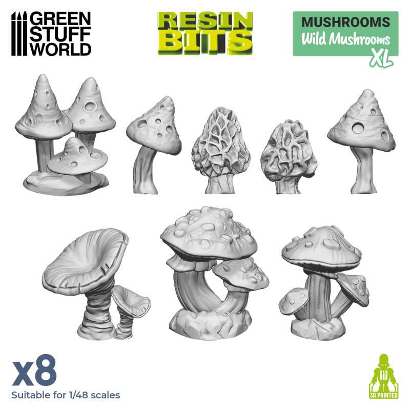 GSW Resin Basing Set - Wild Mushrooms XL