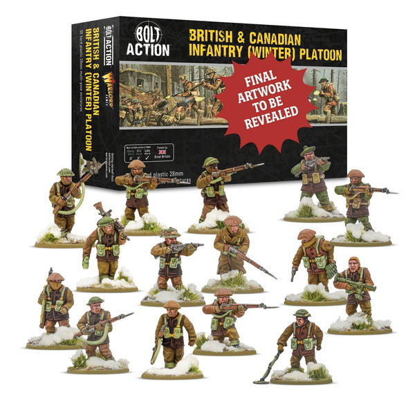 Bolt Action 3ed - British & Canadian Infantry Platoon (Winter)