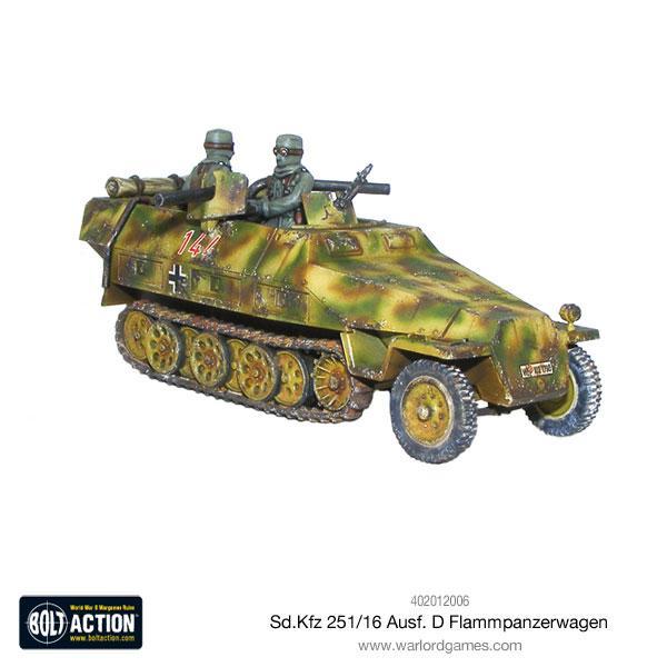 Bolt Action Flammpanzerwagen Sd.Kfz 251/16 Ausf D (Plastic)