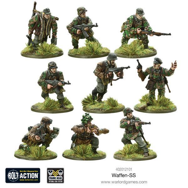 Bolt Action Waffen SS (30 Plastic)