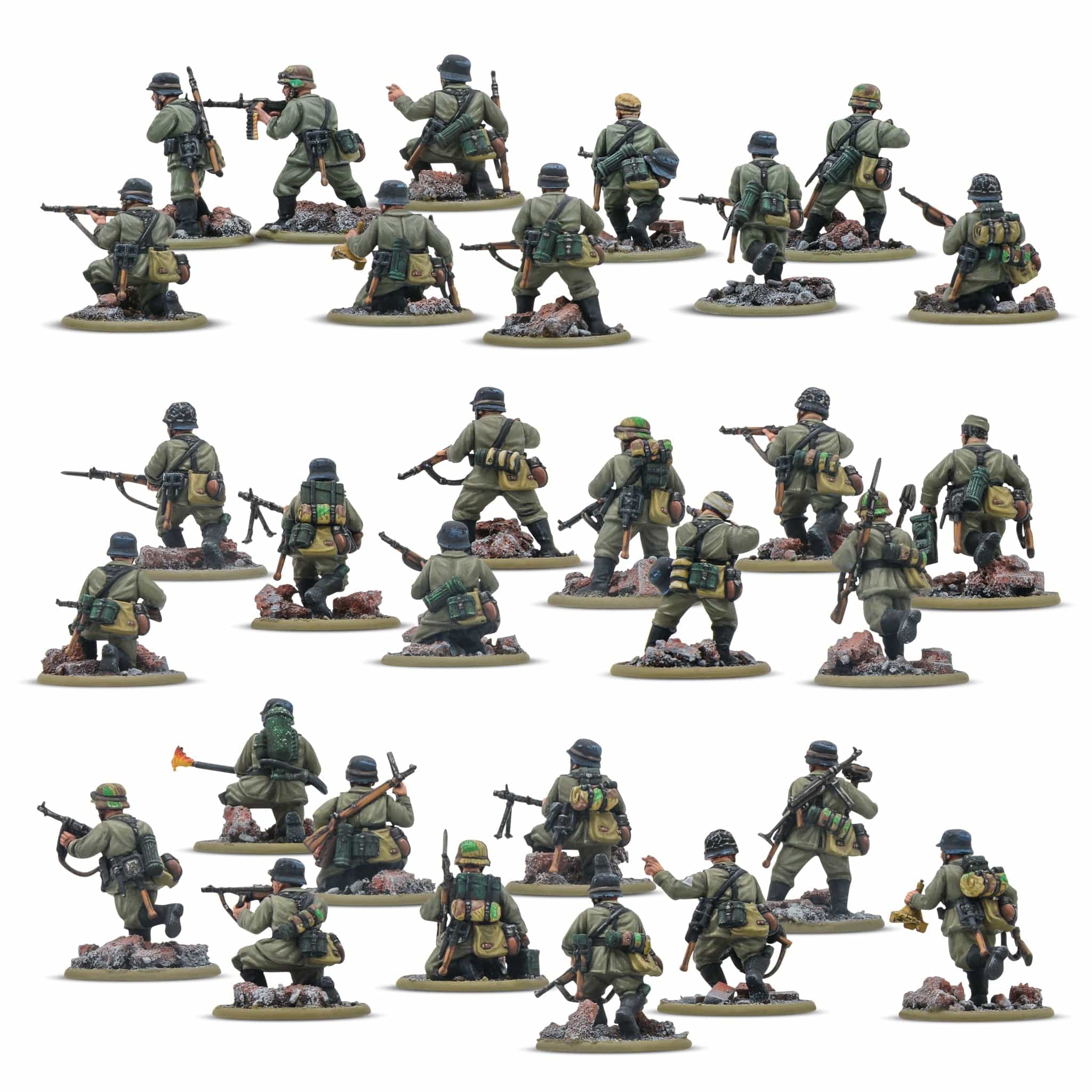 Bolt Action German Veterans Infantry Platoon