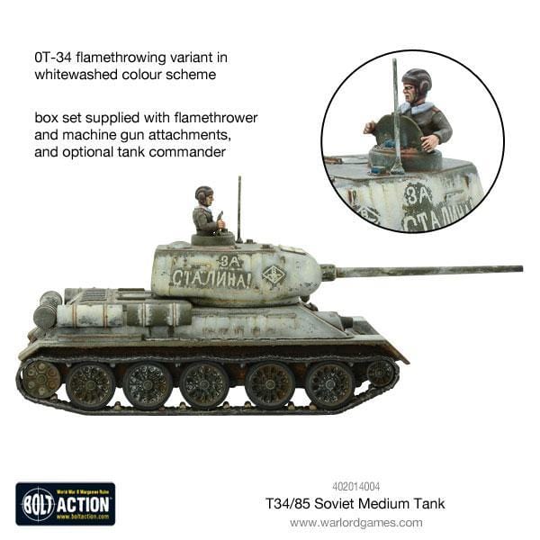 Bolt Action Soviet T-34/85 Medium Tank
