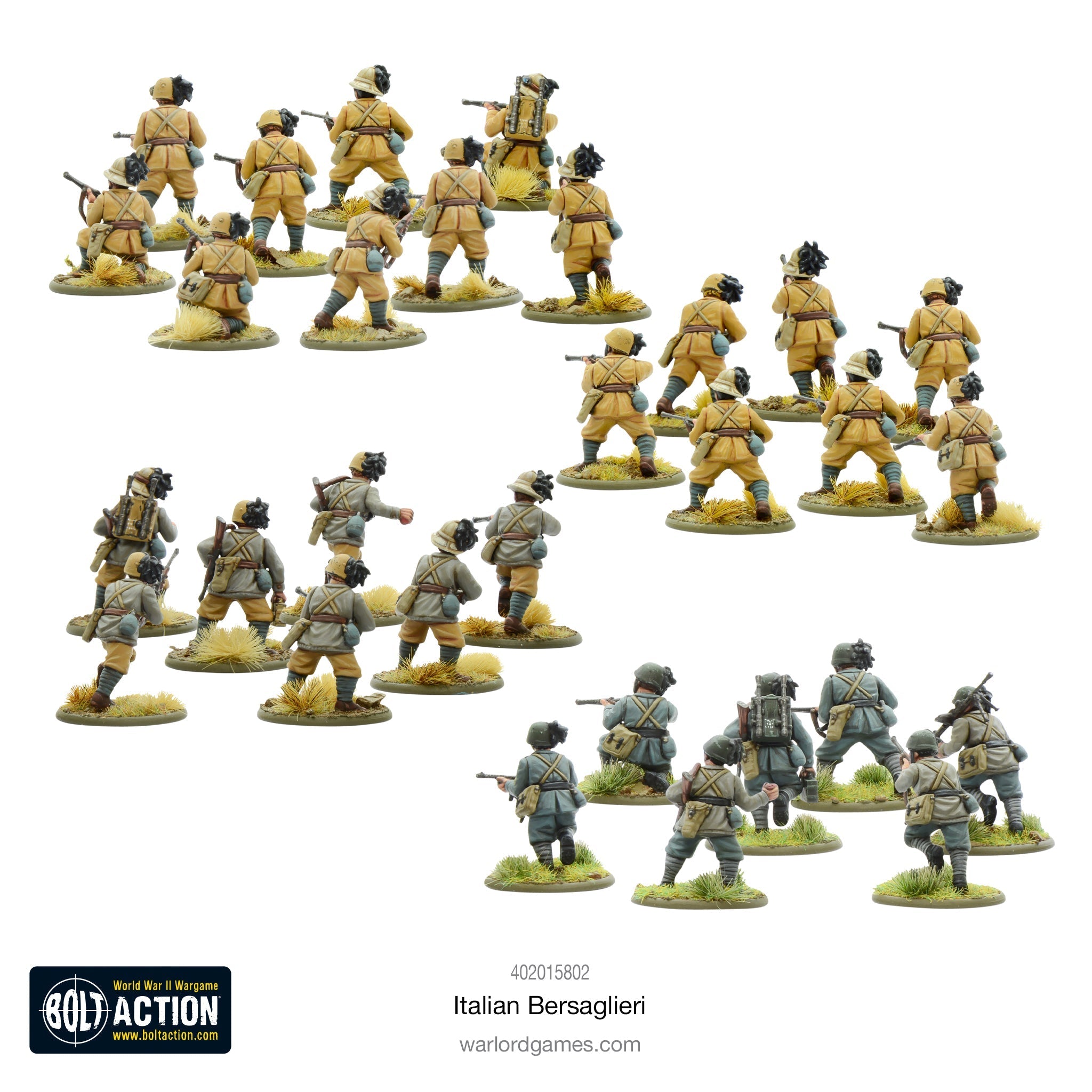 Bolt Action Italian Bersaglieri (Plastic)