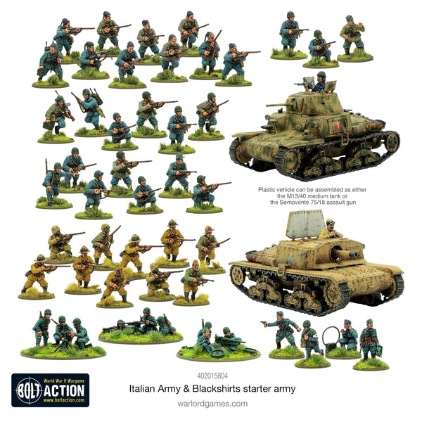 Bolt Action Italian Army/Blackshirts Starter Army