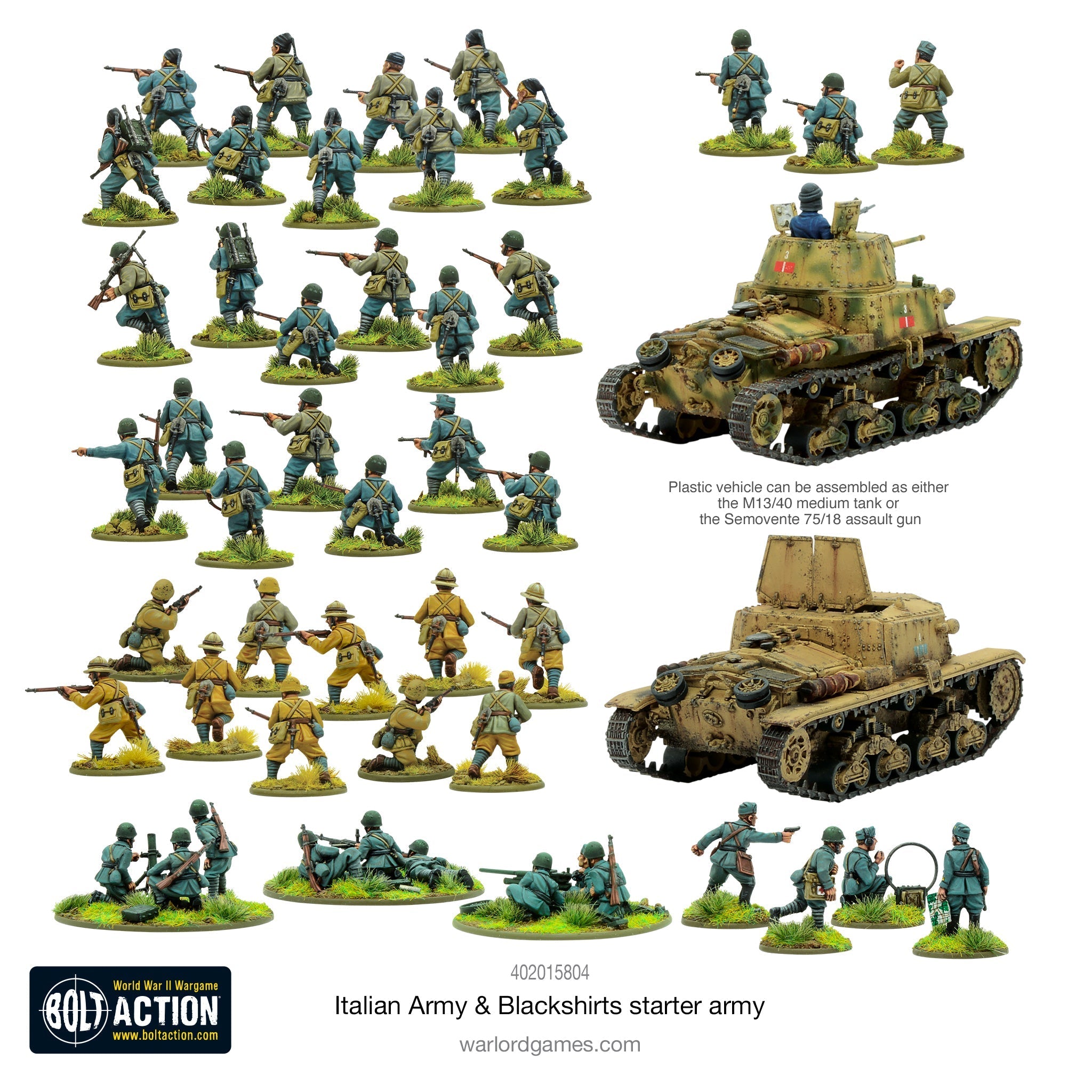 Bolt Action Italian Army/Blackshirts Starter Army