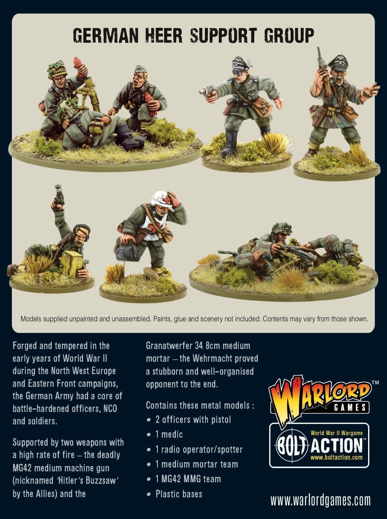 Bolt Action German Heer support group