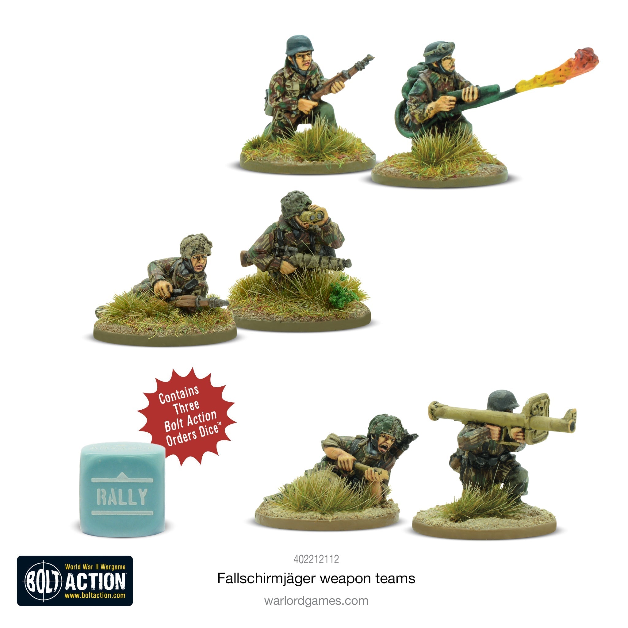 Bolt Action Fallschirmjäger Weapons Teams