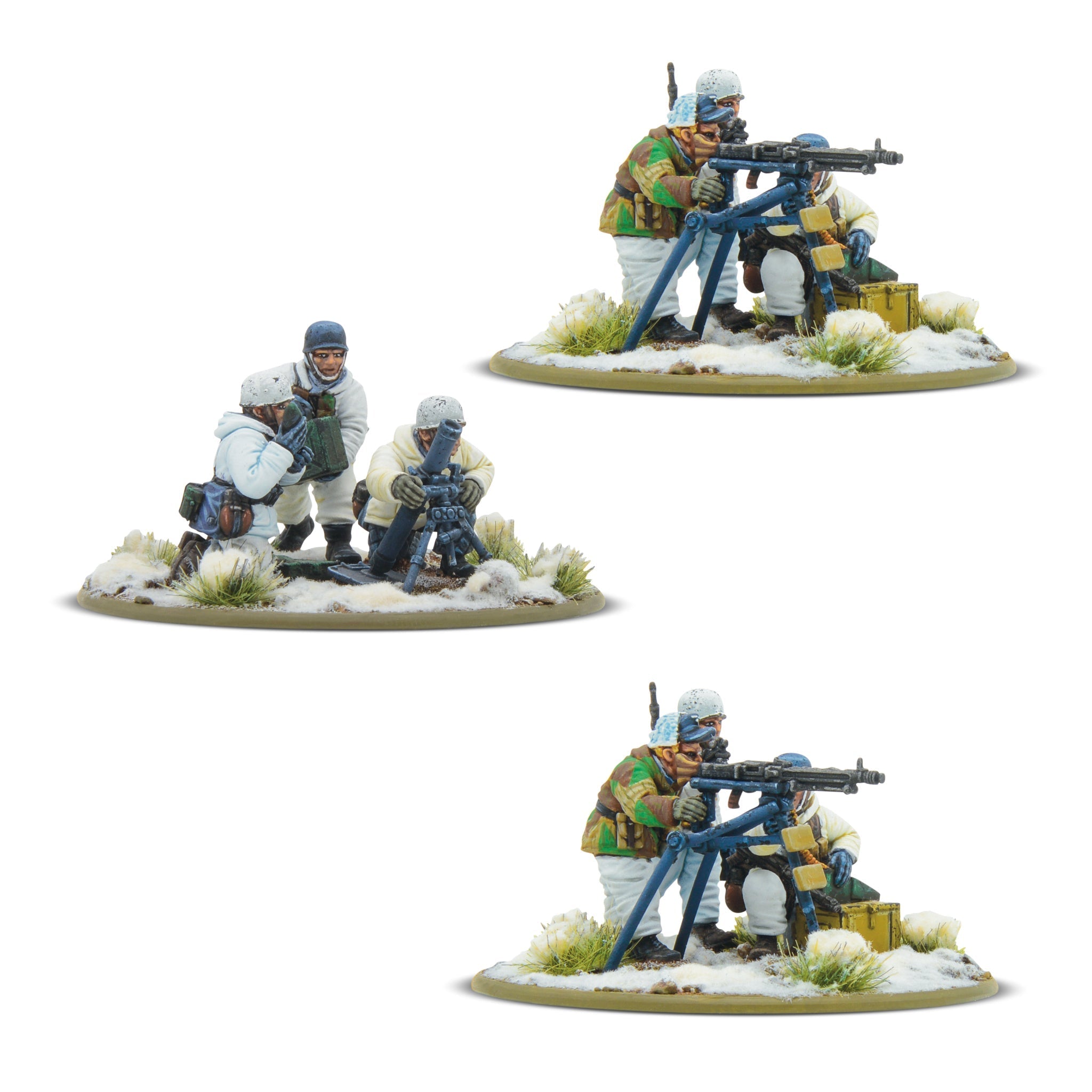 Bolt Action Fallschirmjager Winter Heavy Weapon Platoon