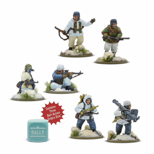 Bolt Action Fallschirmjager Winter Weapons Team