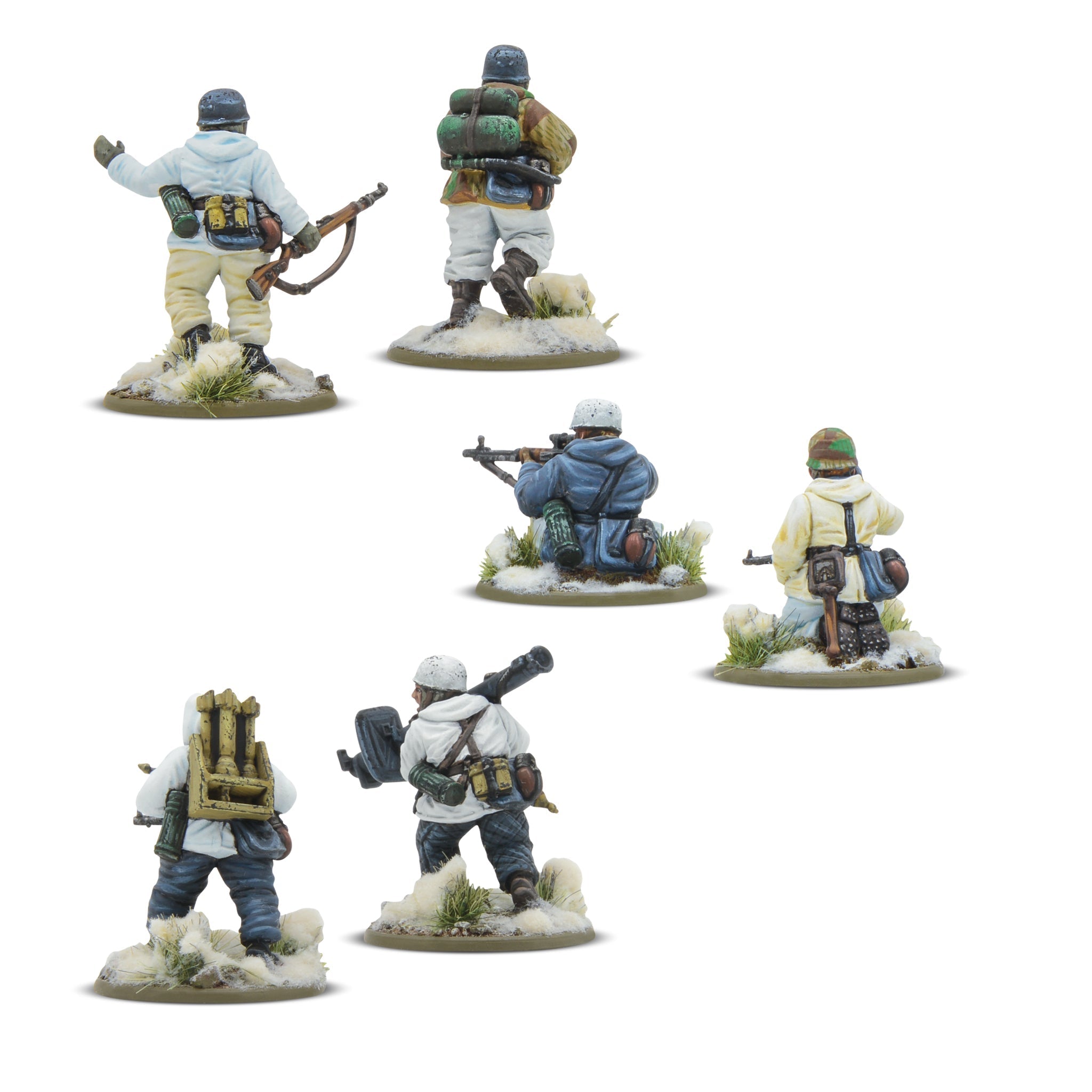 Bolt Action Fallschirmjager Winter Weapons Team