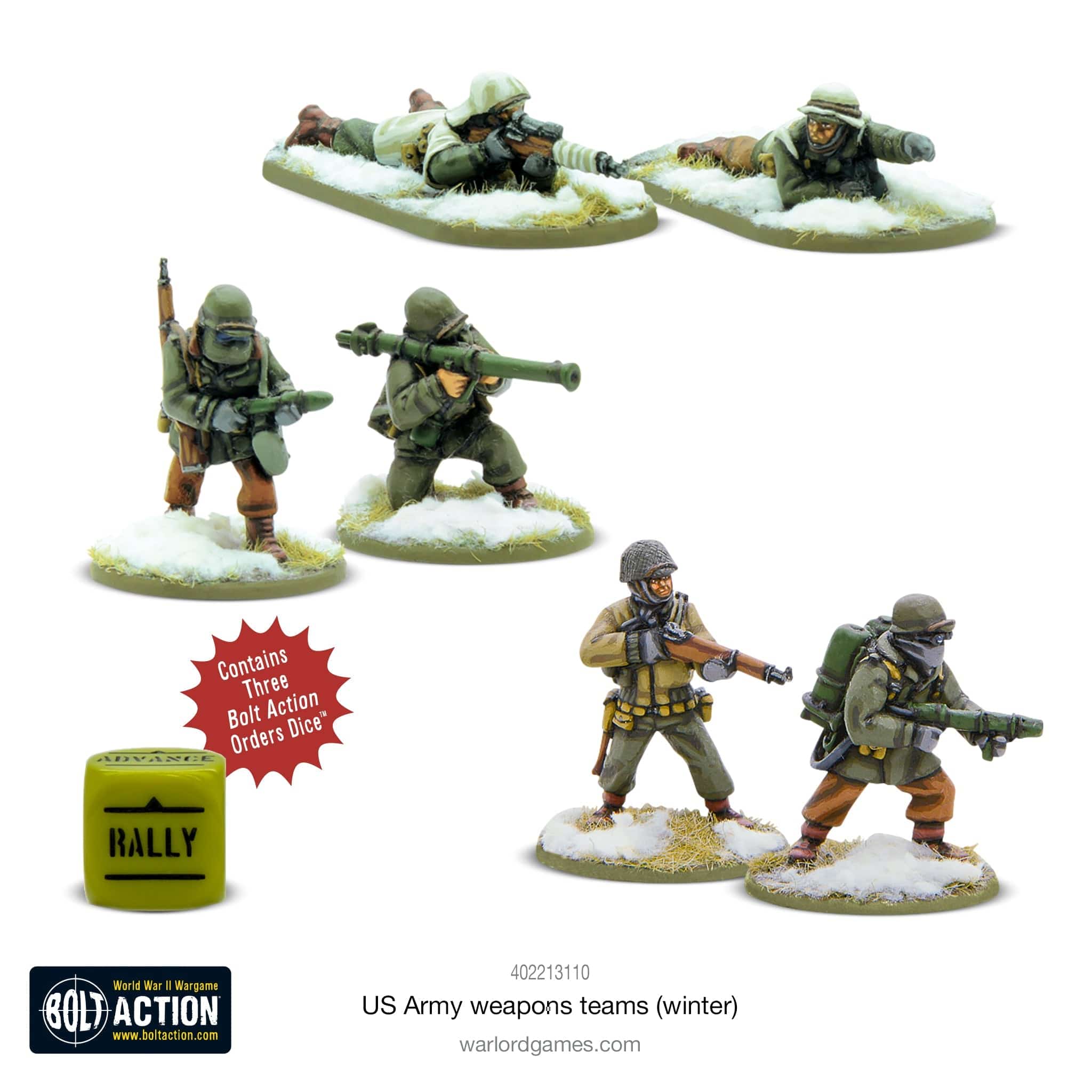 Bolt Action US Army Weapons Teams Winter