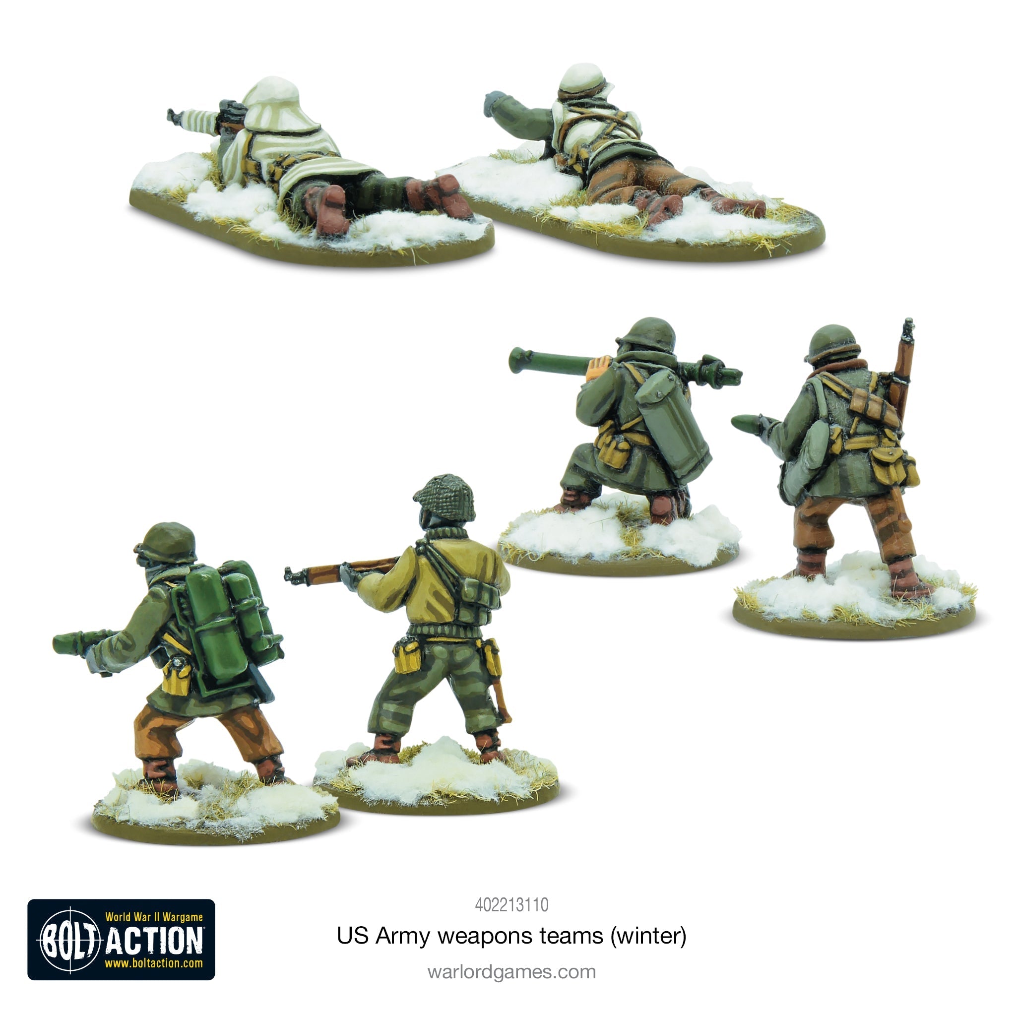 Bolt Action US Army Winter Weapons Teams