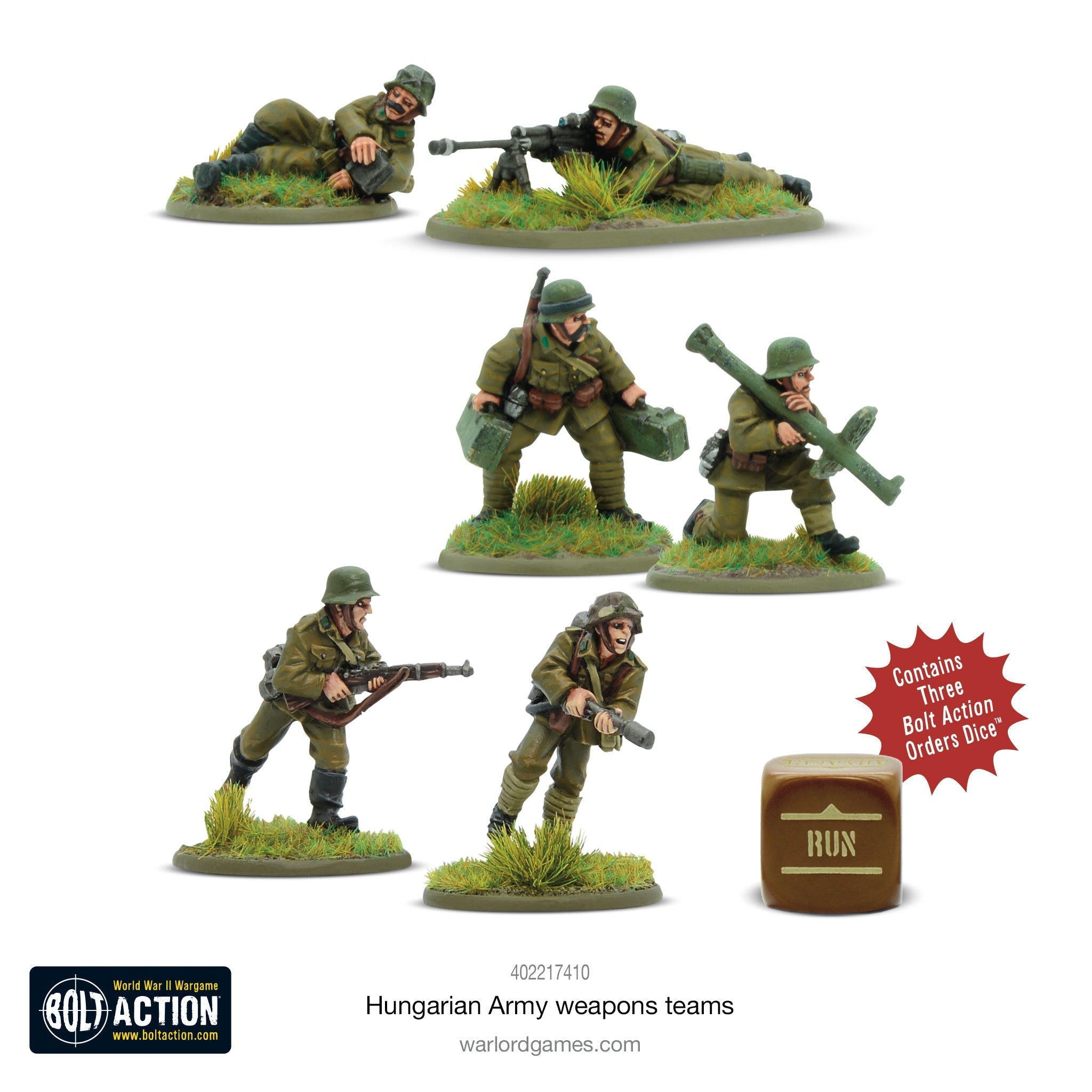 Bolt Action Hungarian Army Weapons Teams