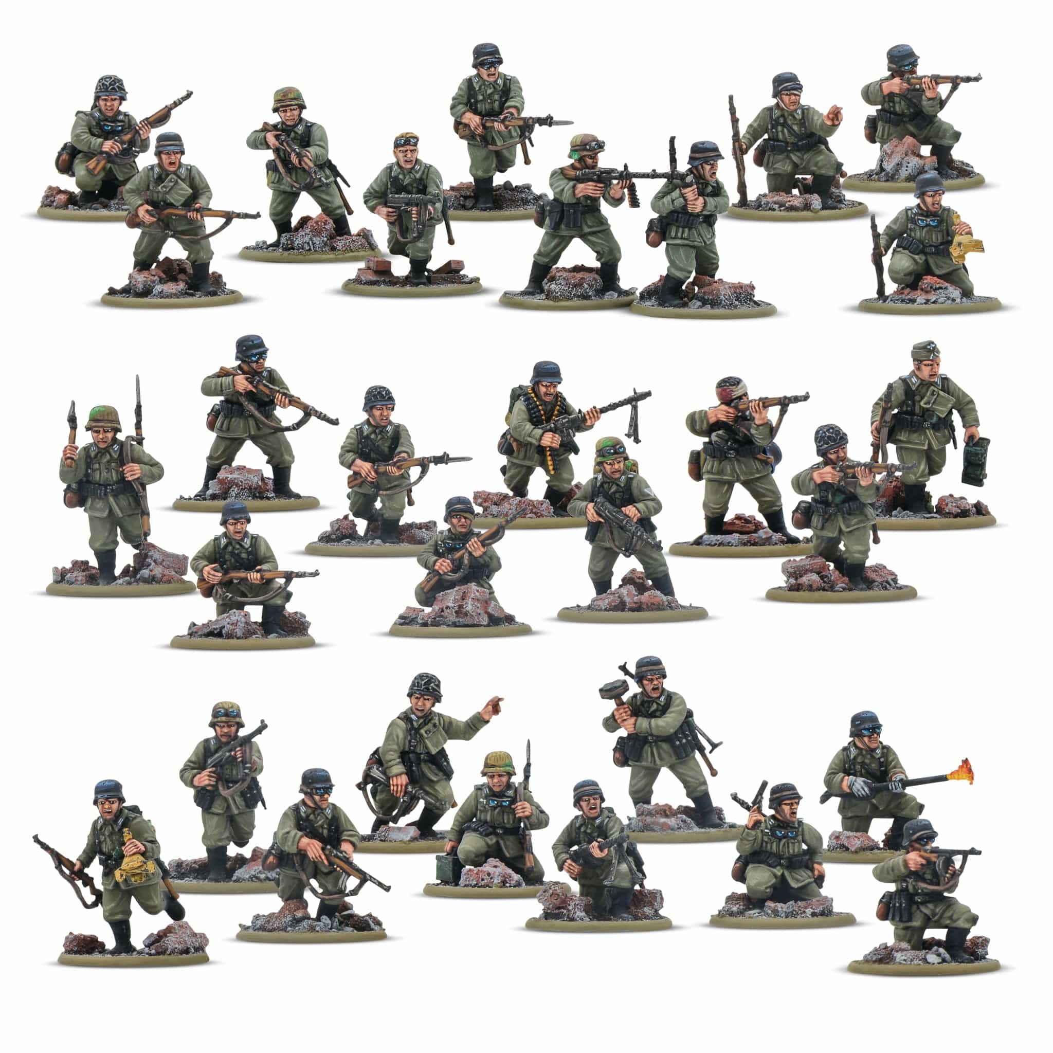 Bolt Action German Veterans Infantry Rattenkrieg Starter Army
