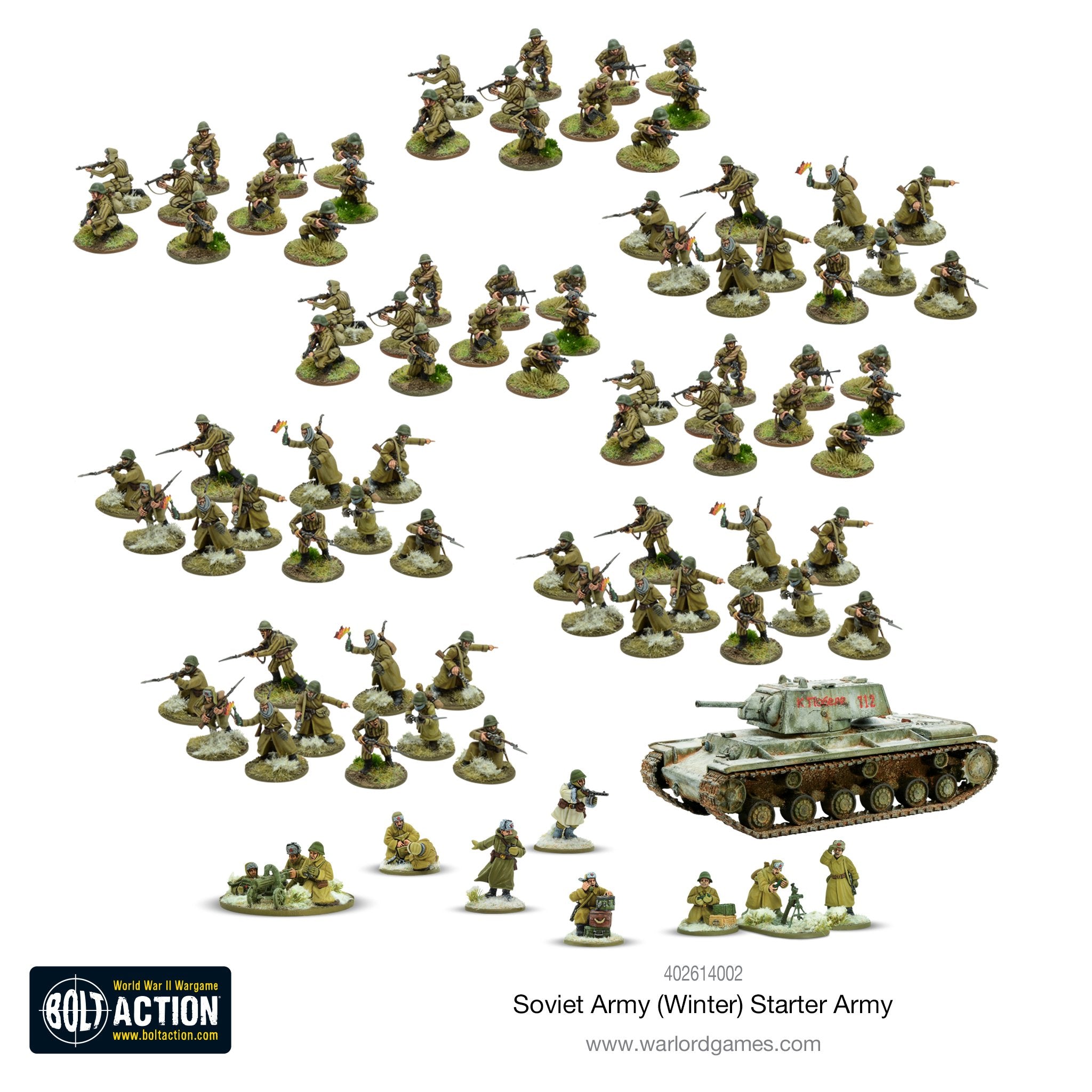 Bolt Action Soviet Army Winter Starter Army