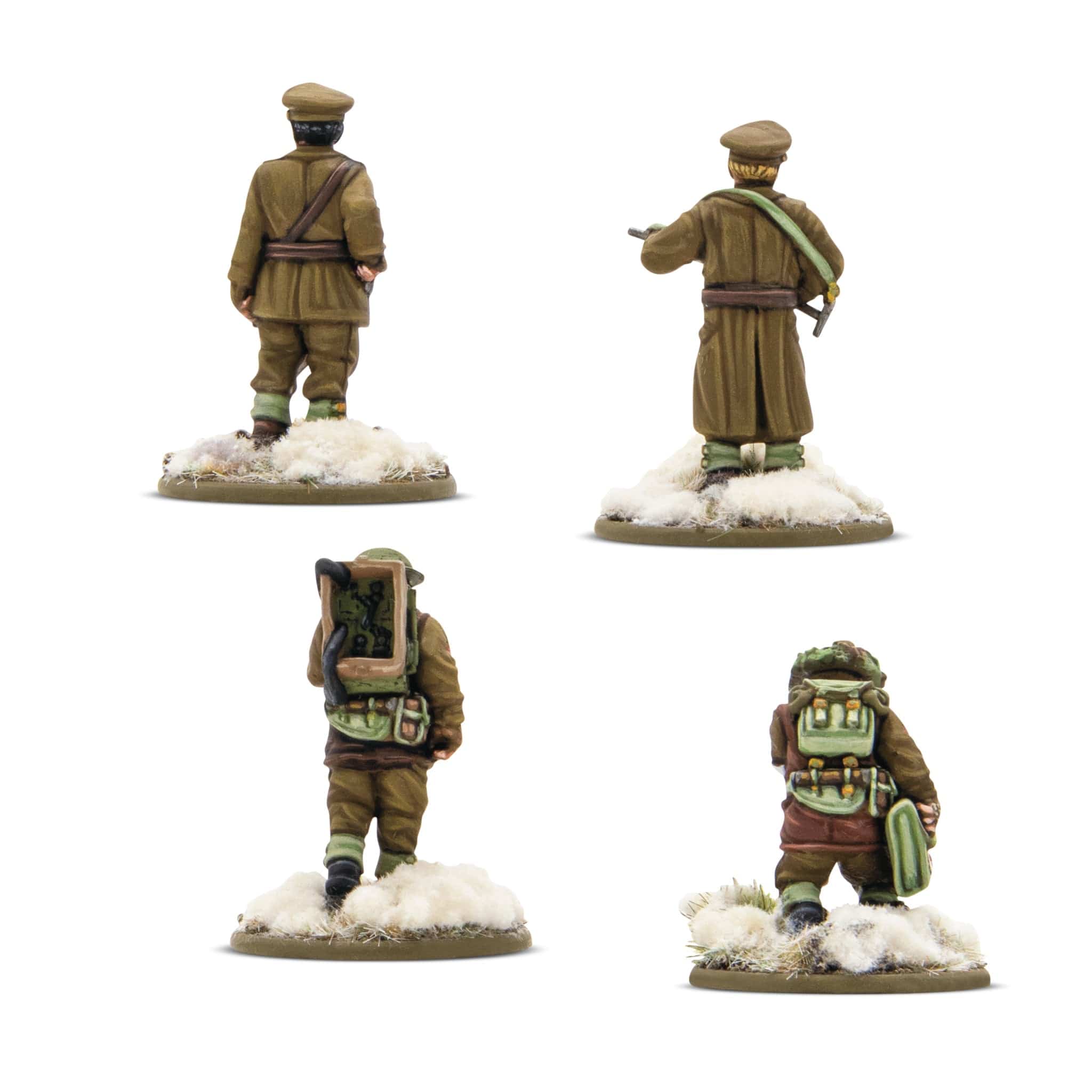 Bolt Action British & Canadian Infantry HQ (winter)