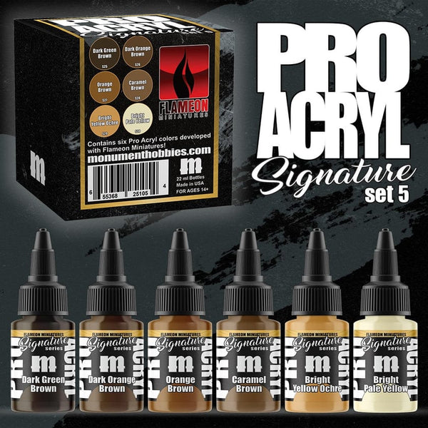 Pro Acryl Signature Series Set #5 - Flameon Miniatures