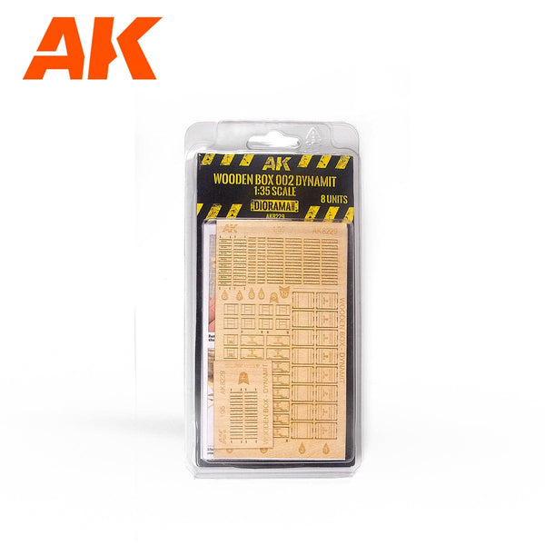 AK Interactive Dioramas - Laser Cut Wooden Box 002 Dynamit 1:35 Scale