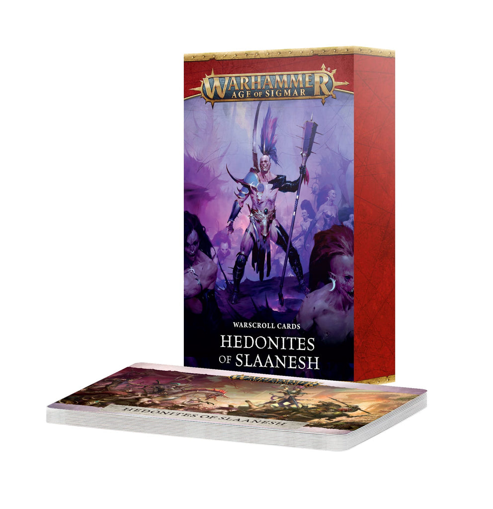 Warscroll Cards Hedonites of Slaanesh (ENG)