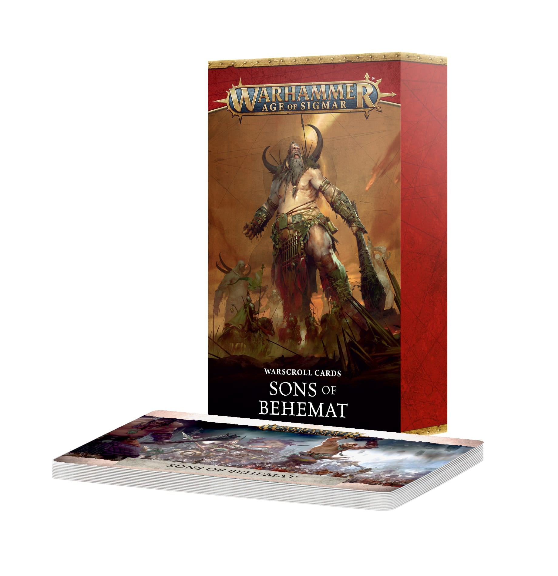 Warscroll Cards Sons of Behemat (ENG)