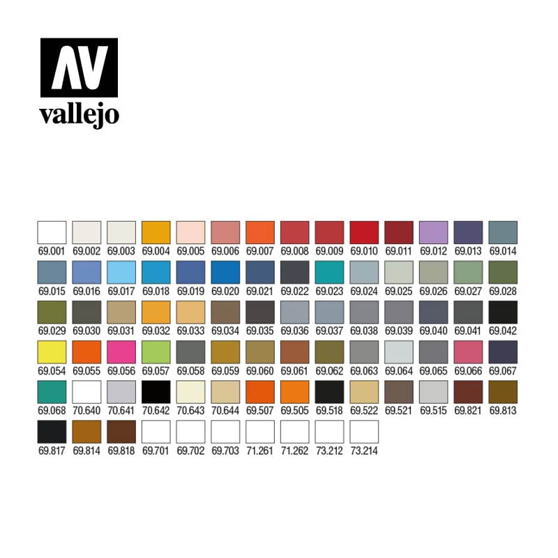 Vallejo Mecha Complete Set 80 Colours with Case