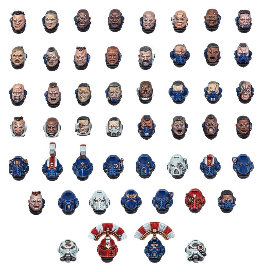 Space Marine Heads Upgrade Pack