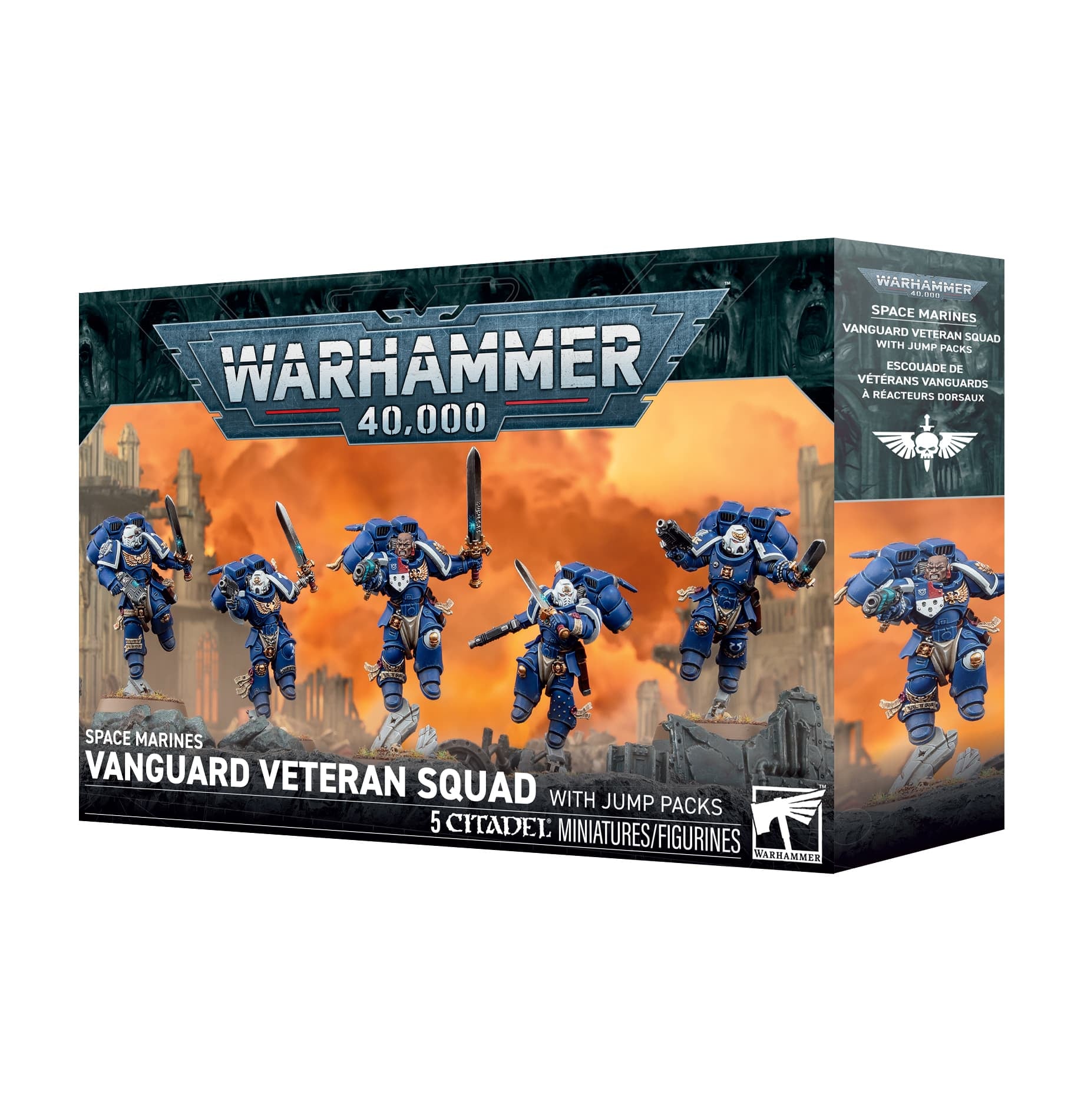 Space Marines Vanguard Veterans Squad with Jump Packs