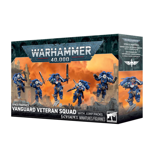 Space Marines Vanguard Veterans Squad with Jump Packs
