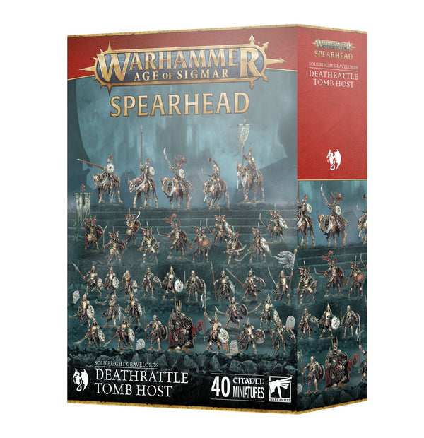 Age of Sigmar Spearhead Soulblight Gravelords Deathrattle Tomb Host