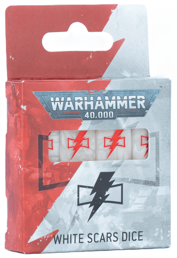 White Scars dice set