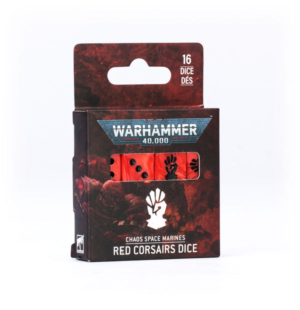 Chaos Space Marines Red Corsairs Dice Set