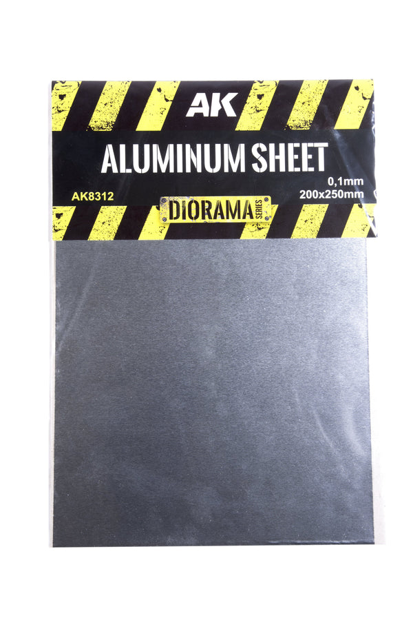 AK Interactive Aluminium Sheet 100UM (200x250mm)