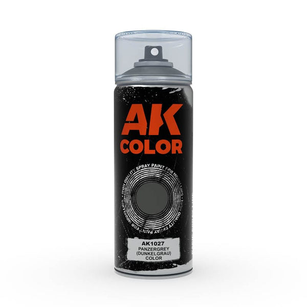 AK Interactive Wargame Primer Spray - Panzergrey (Dunkelgrau) 150ml