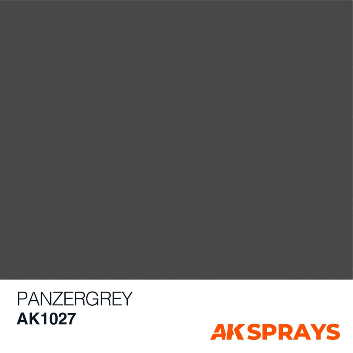 AK Interactive Wargame Primer Spray - Panzergrey (Dunkelgrau) 150ml