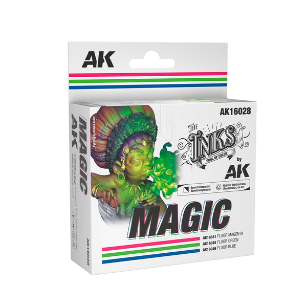 AK Interactive Acrylic Inks 30ml - Magic Set