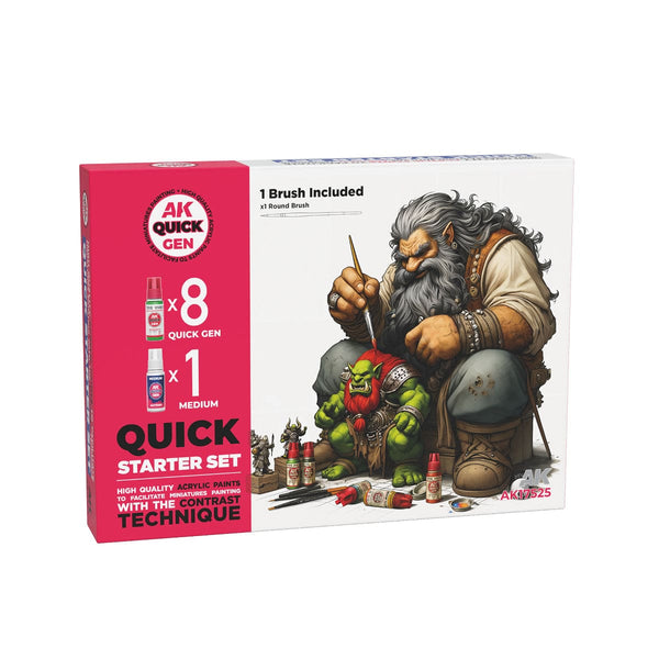 AK Interactive Quick Gen - Quick Starter (1 Brush)