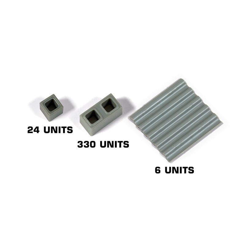 AK Interactive Diorama Accessories Kit - Concrete Blocks and Roof Tiles 1/35