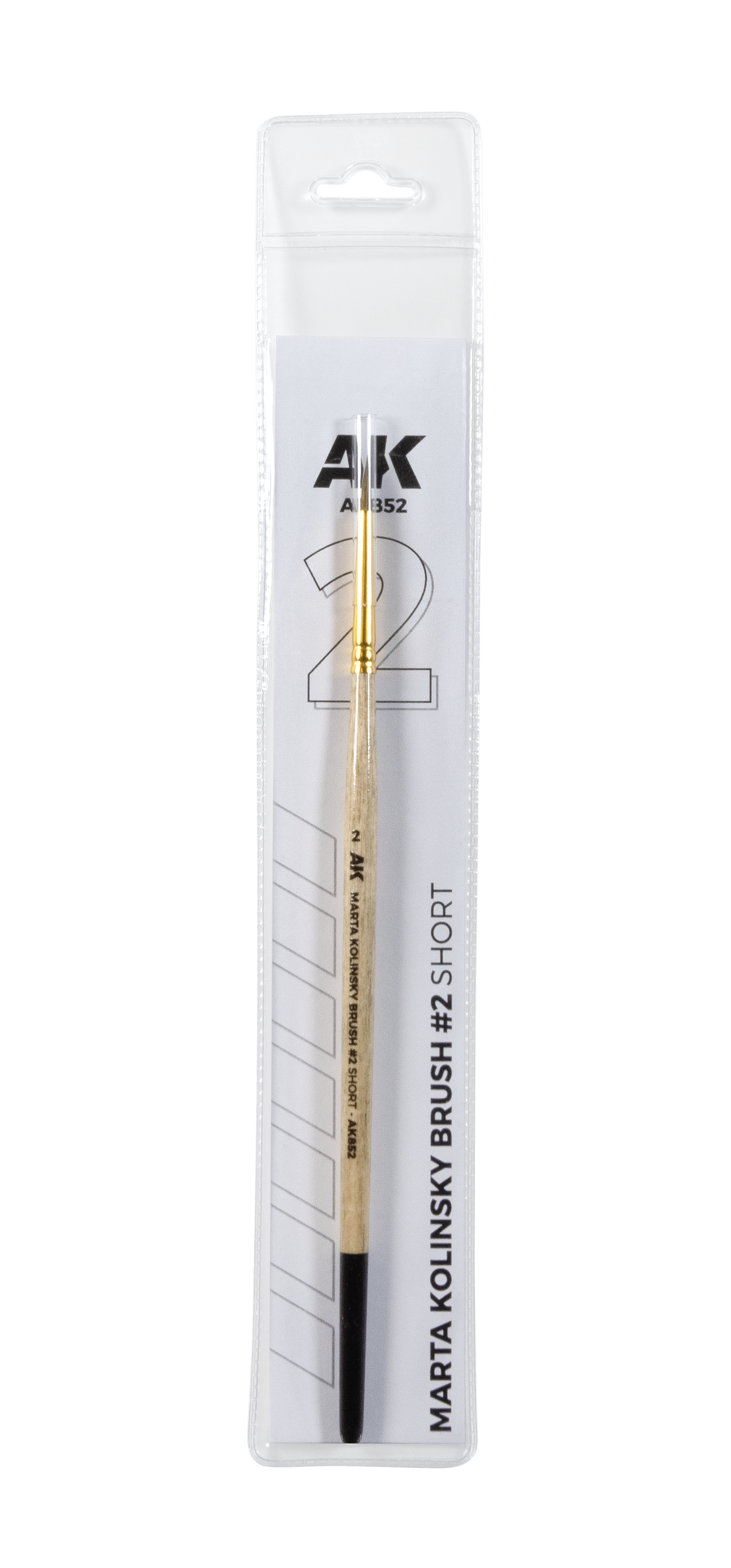 AK Interactive Marta Kolinsky Premium Brush - Size 2